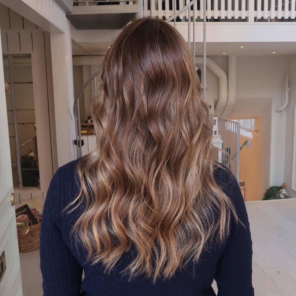 Balayage brunette caramel