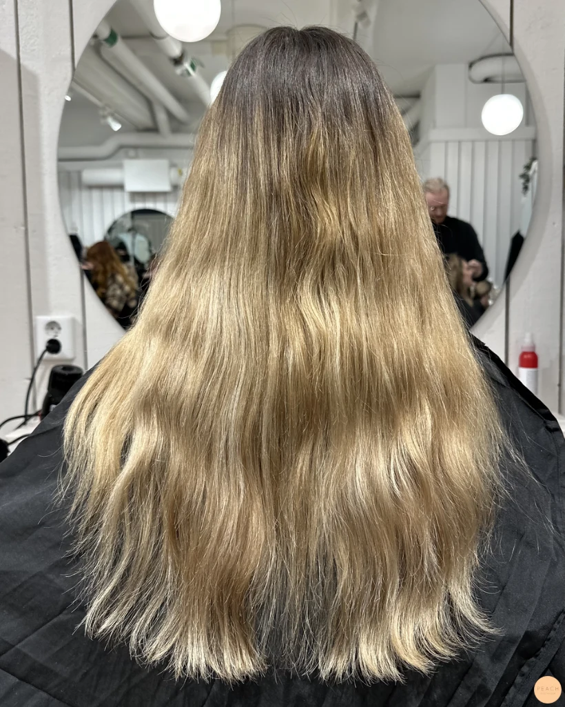 Beige hårfärg