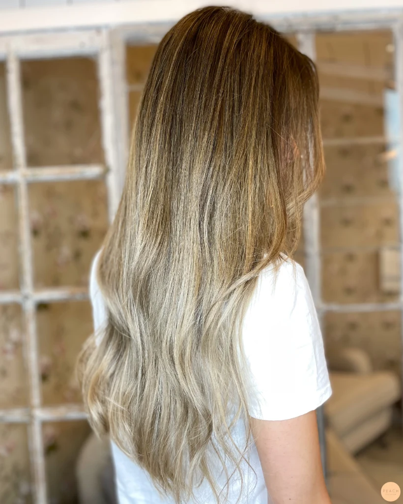 Blond balayage