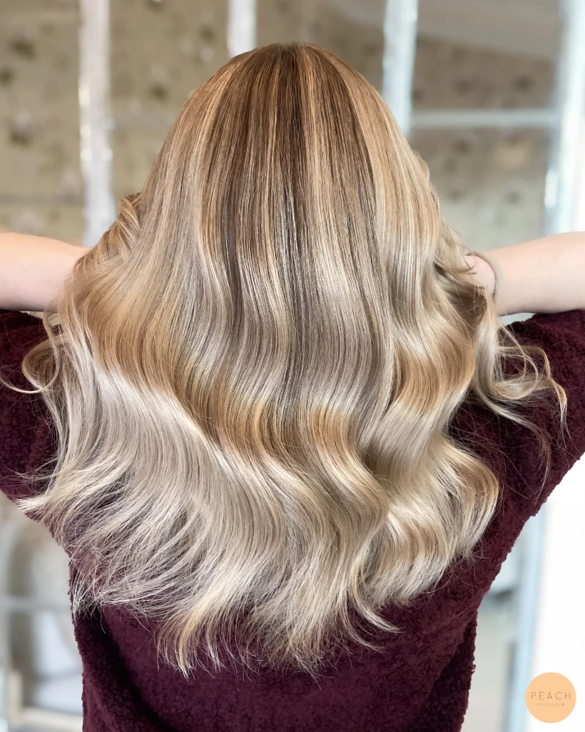 Blonde silky hair 🌟🫶🏼