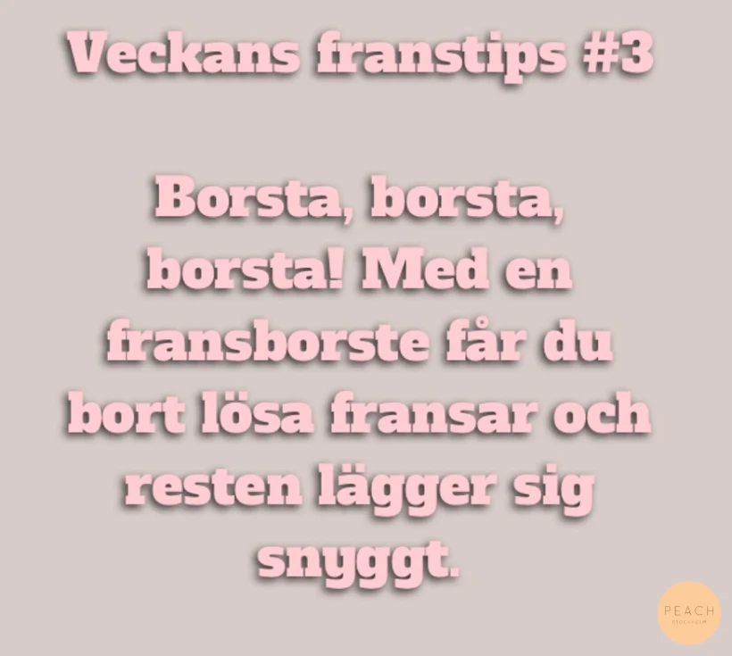 Veckans franstips #3
