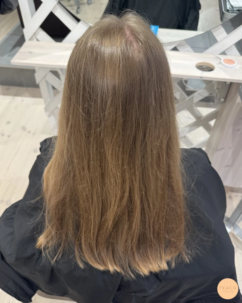 Soft balayage med mjuka teasylights