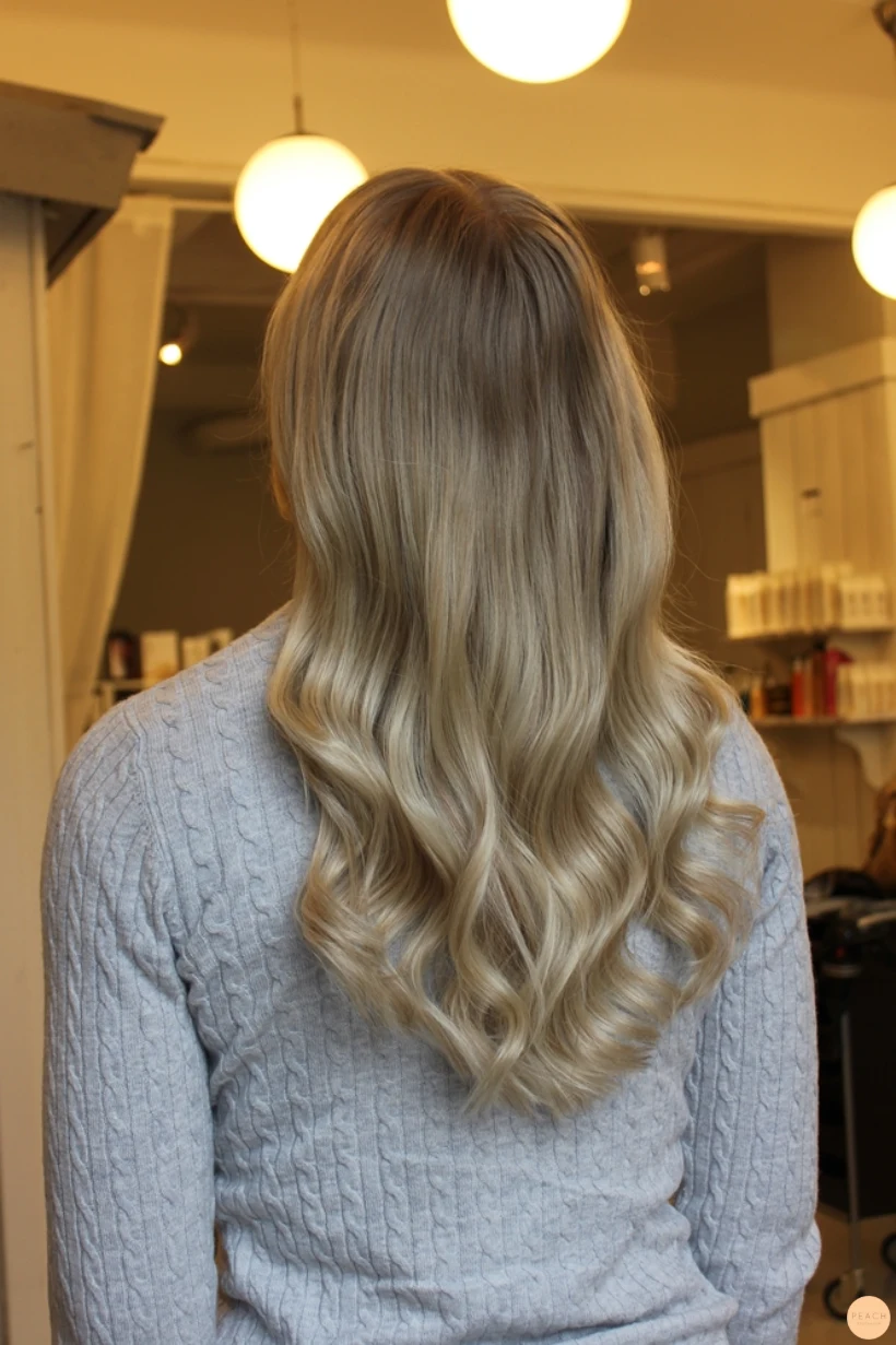 Kall blond sombre hårfärg
