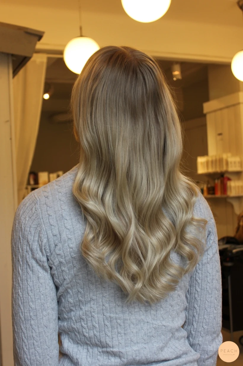 Kall blond sombre hårfärg