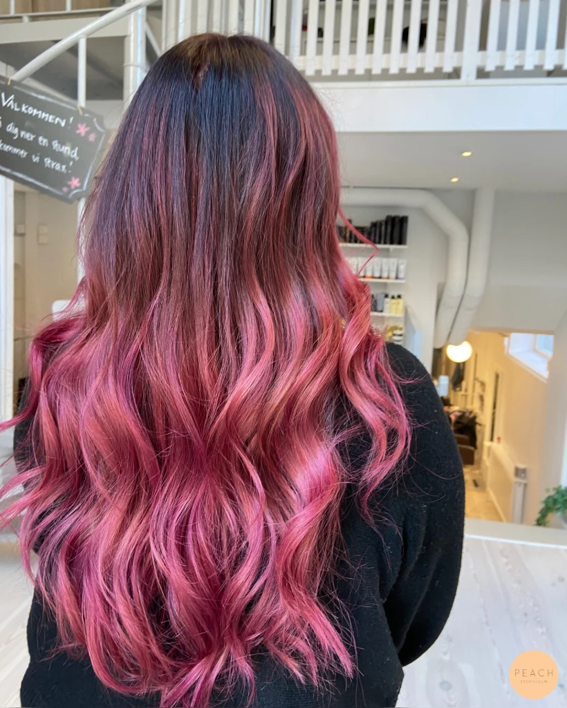 Mahogny / rosé hårfärg