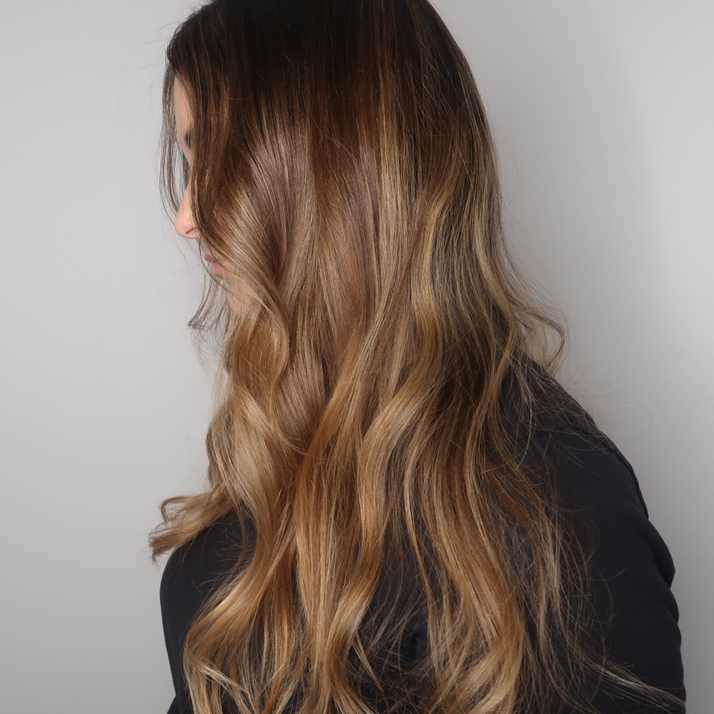 Brun balayage caramel