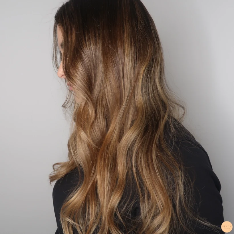 Brun balayage caramel