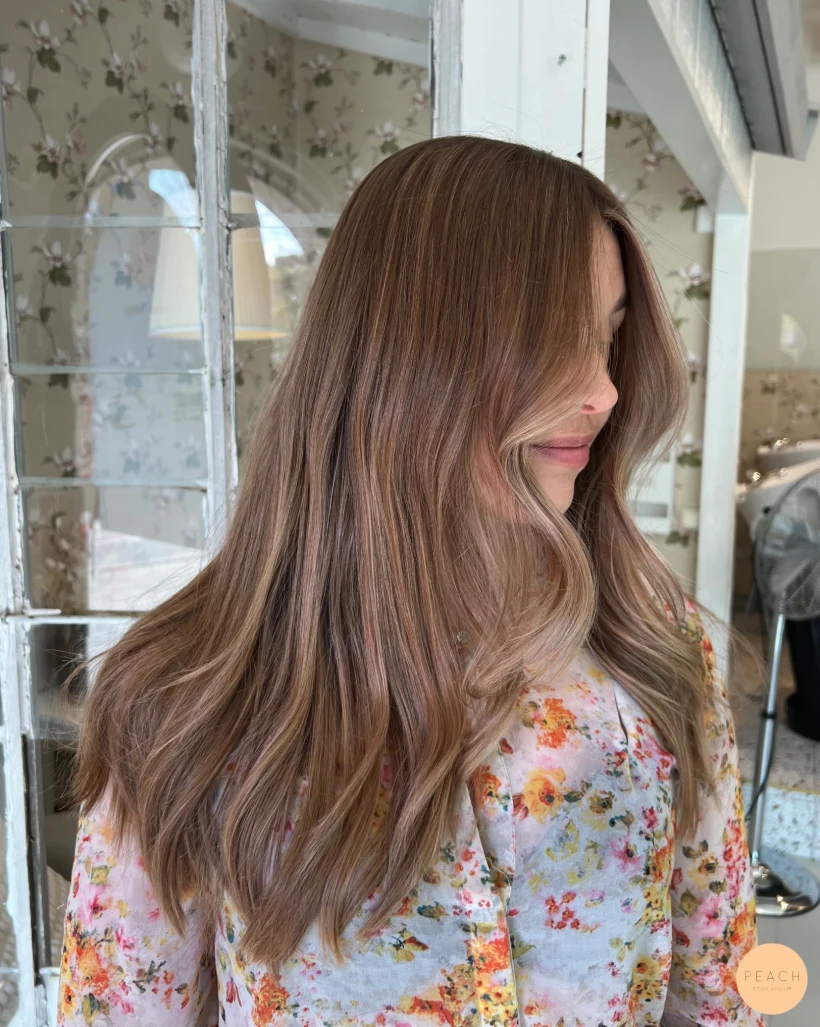 Natural contrast hair color💕🌟✨