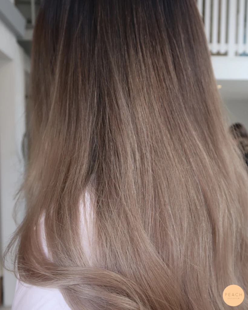 Bronde balayage hår