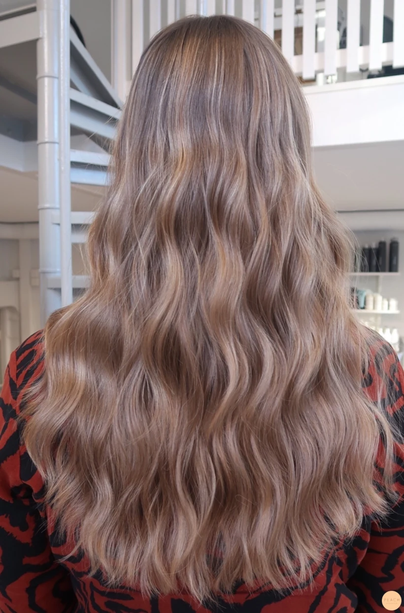 Balayage varm blond