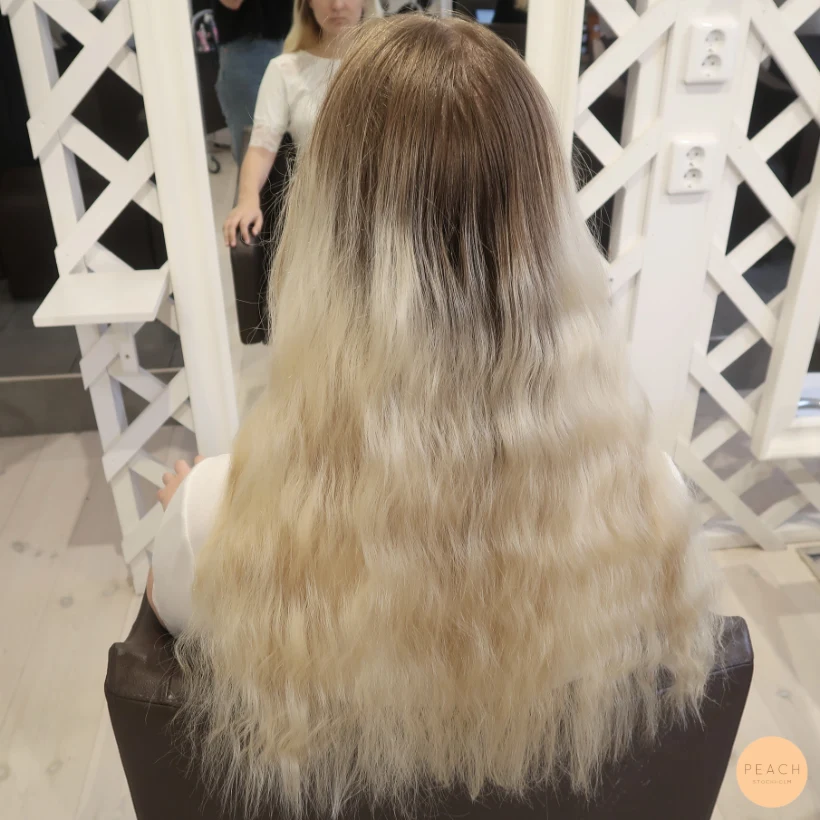 Naturlig blond lowlights