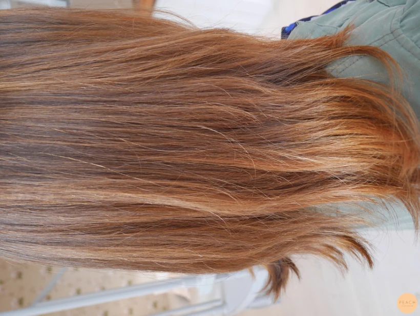 Sommarhår med kopparton