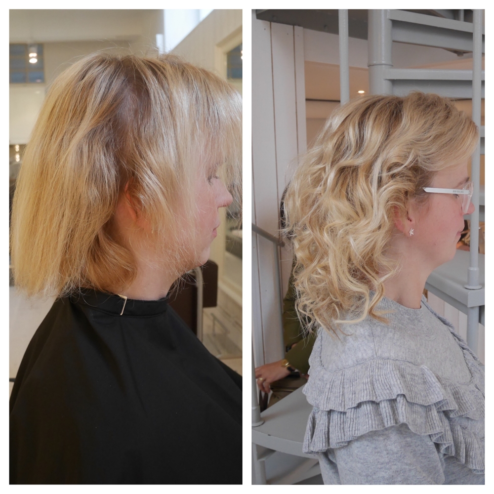 Extensions på kort hår