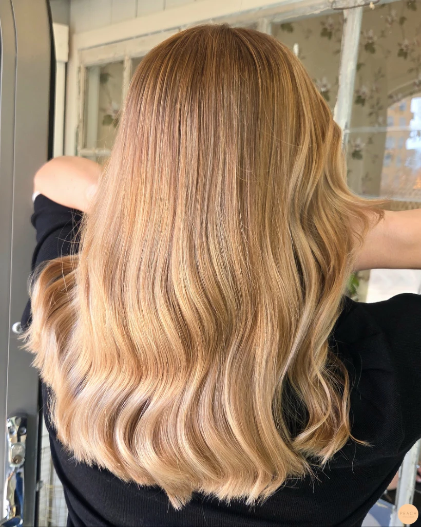 Warm honey hair color ☀️