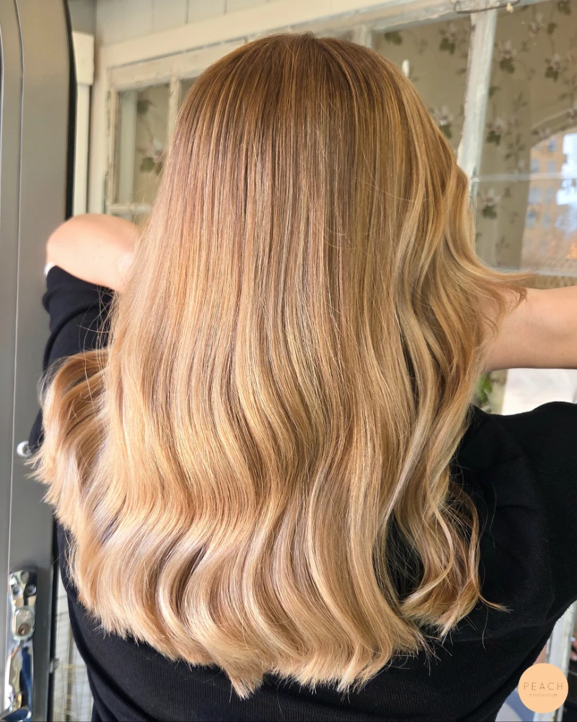 Warm honey hair color ☀️