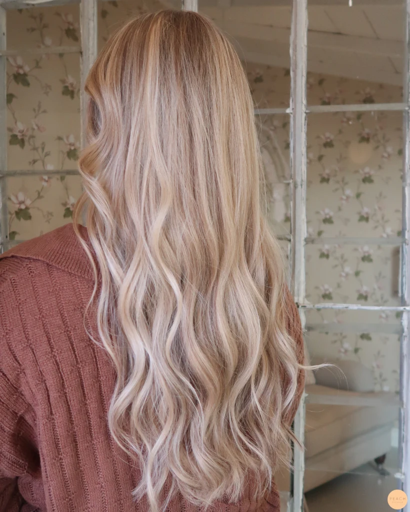 Beige blond hårfärg