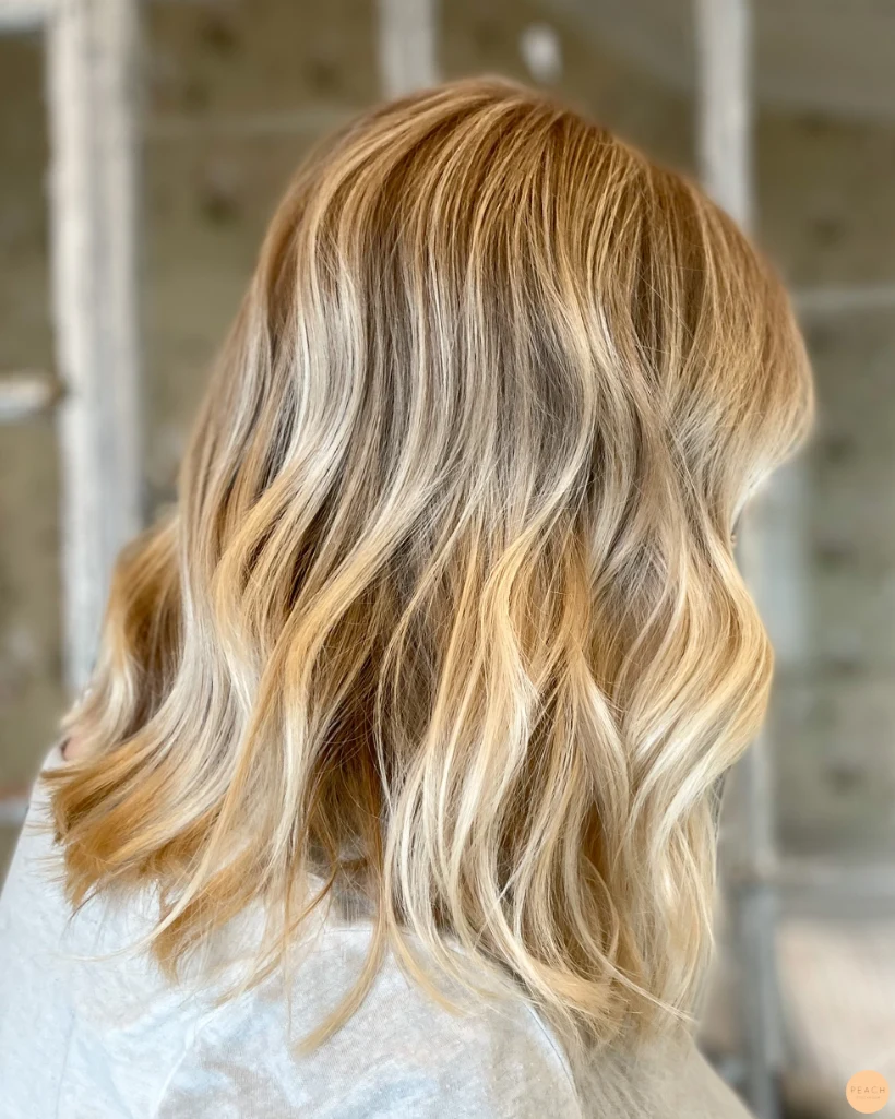 Sand beige hårfärg