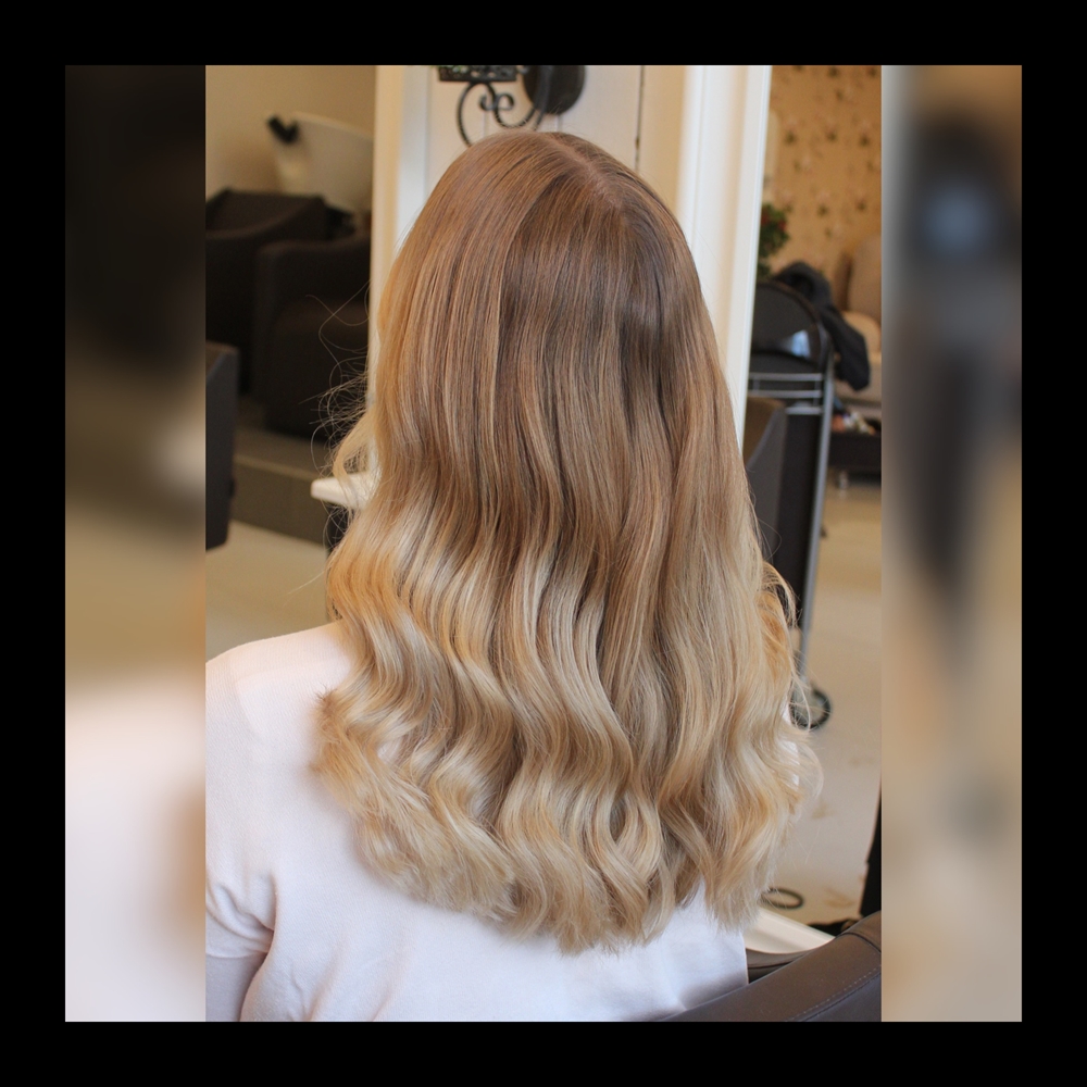 Beigeblond soft ombre