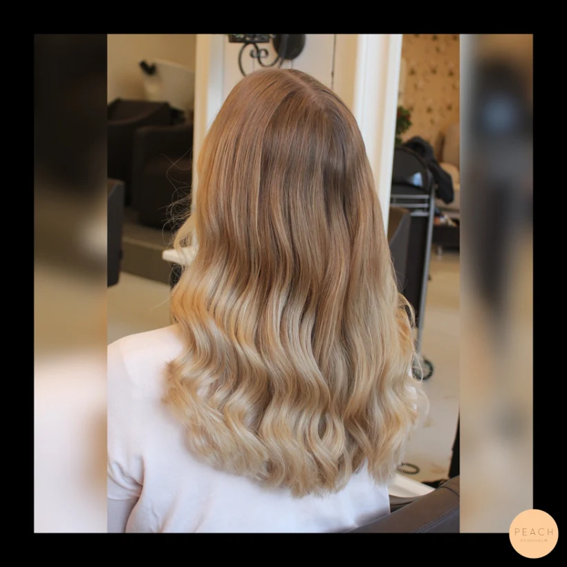 Beigeblond soft ombre