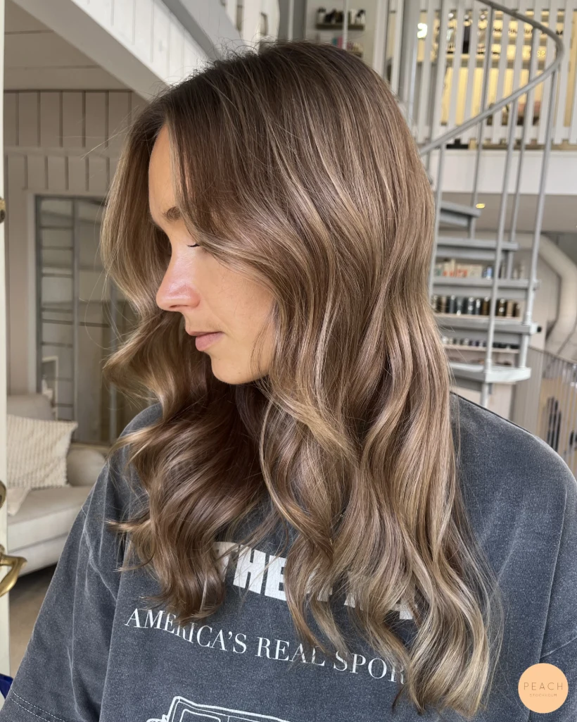 Beige bronde hair