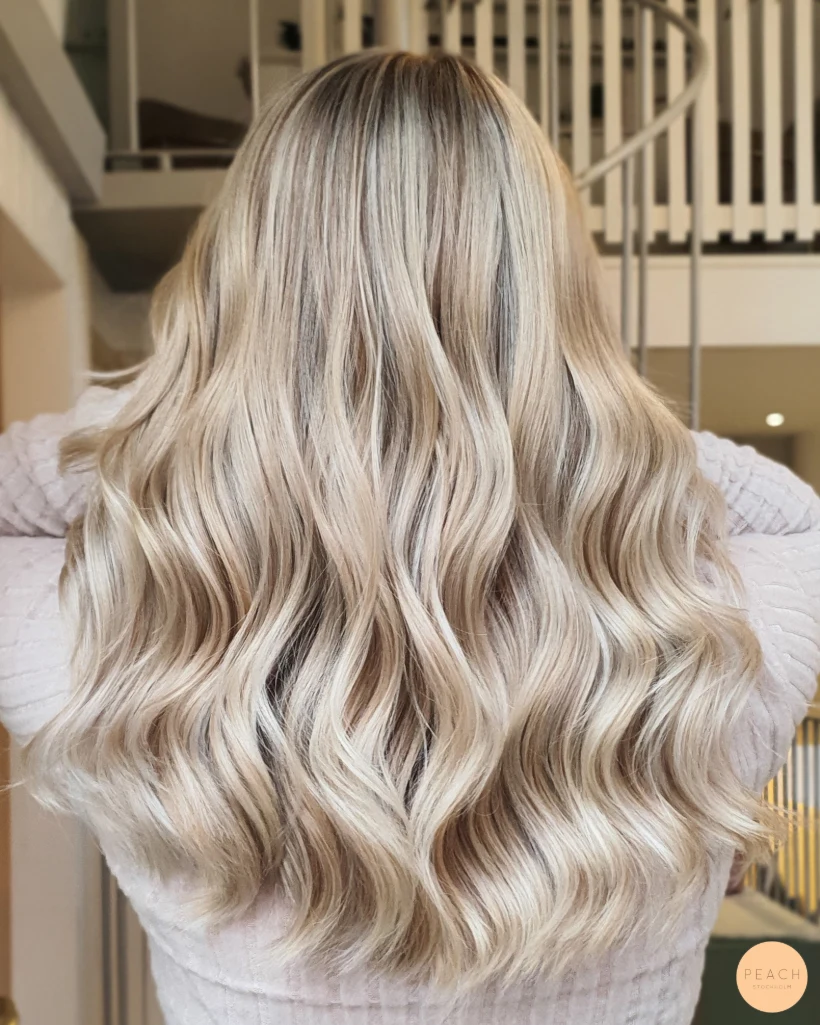 Winter blonde hair