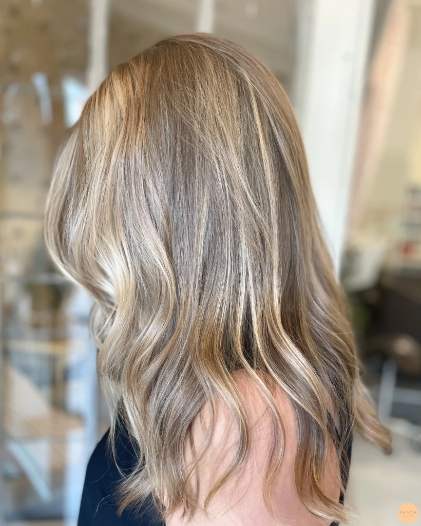 Sand beige hårfärg