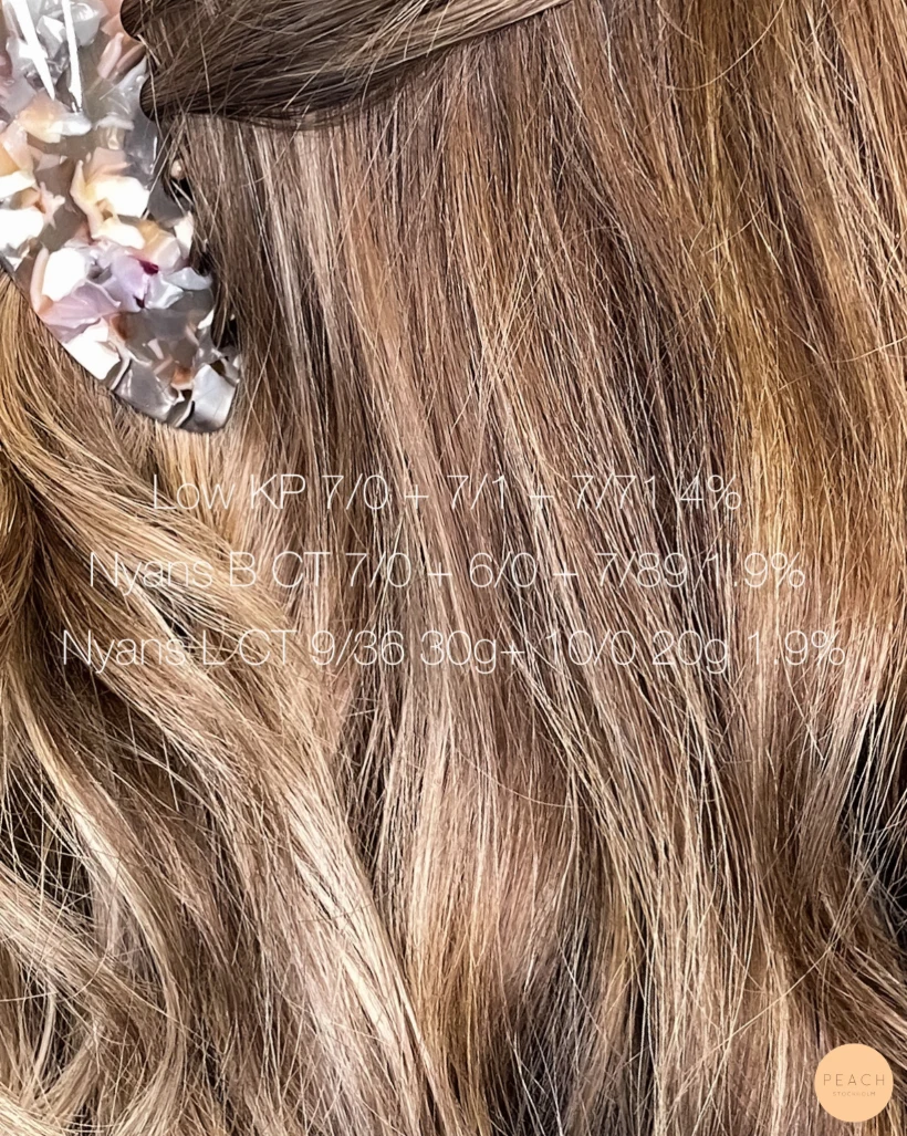 Caramel brown hair
