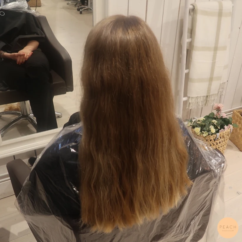 Mjuka, lyxiga balayage slingor