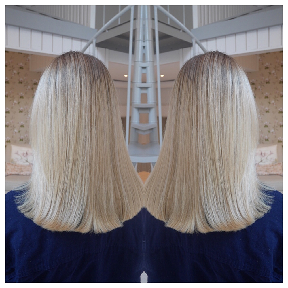 Blond hårfärg