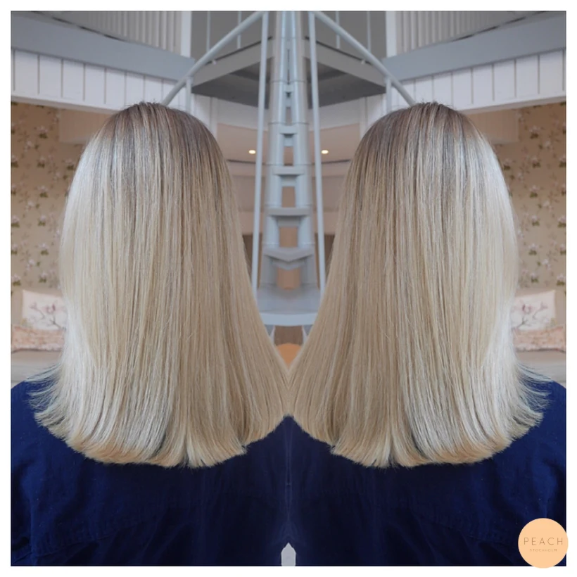 Blond hårfärg – salongsresultat av Sara Björk, 7 november 2016