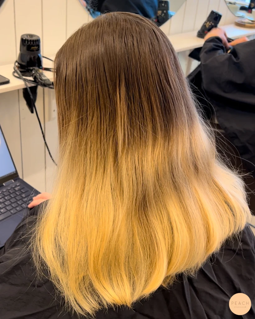 Beige blonde hair color