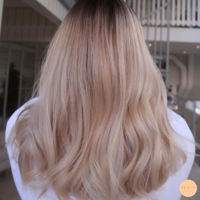 Blond hårfärg varm kall