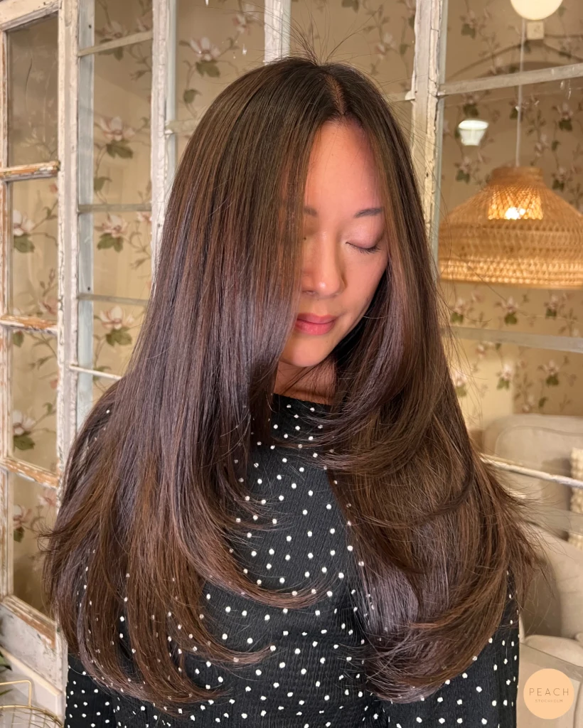 Dark brown hair color 🤎