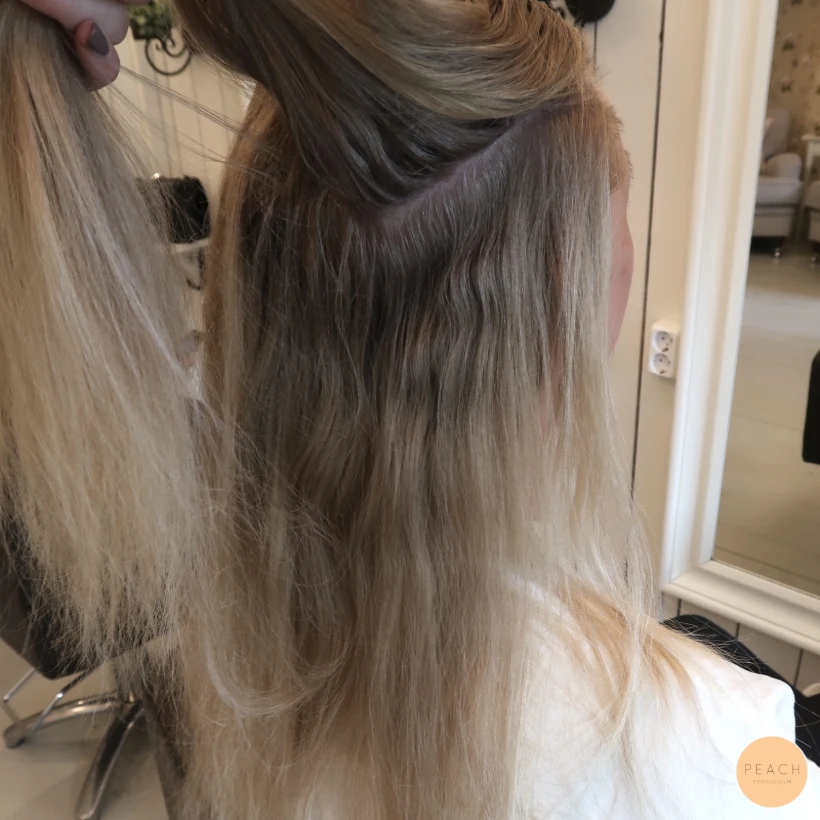 Blonde hair with highlights