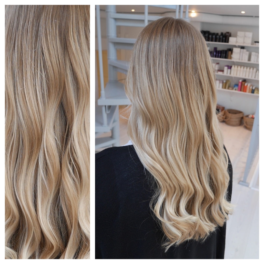 Sommarblond naturlig sombre