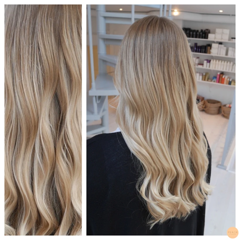 Sommarblond naturlig sombre