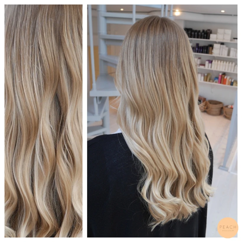 Sommarblond naturlig sombre