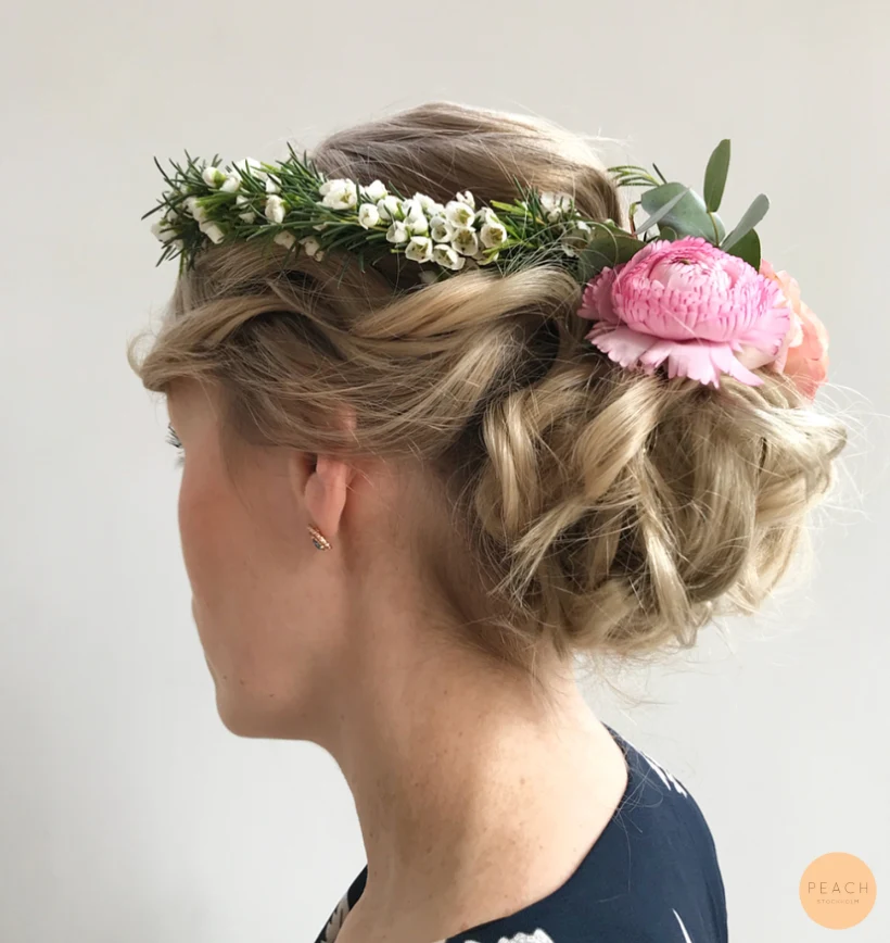 Uppsättning med blommor – salongsresultat av Amanda Da Silva, 30 april 2018