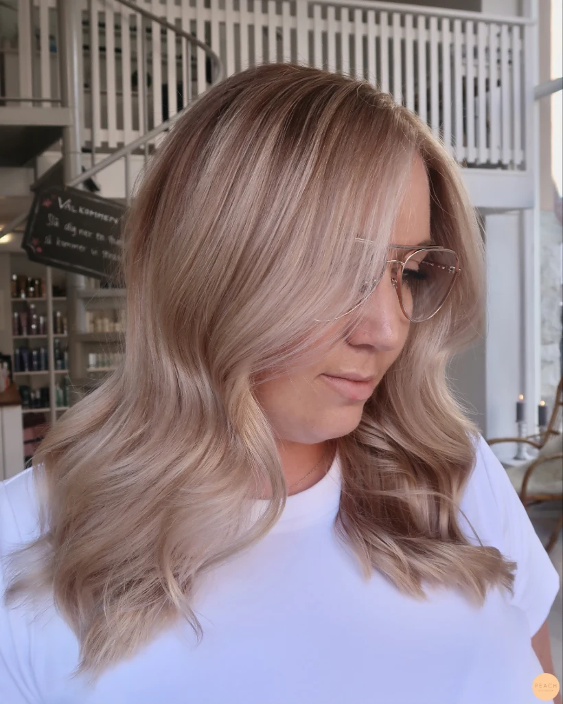 Blond balayage