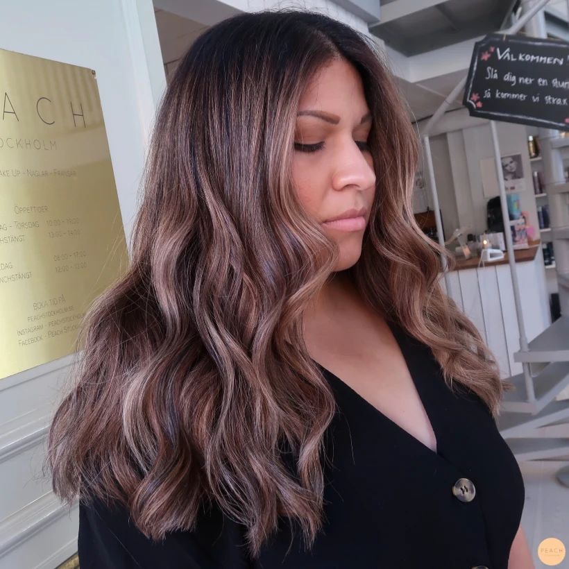 Balayage och lowlights