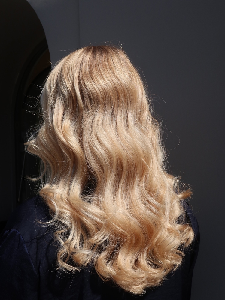 Lyxig guld blond