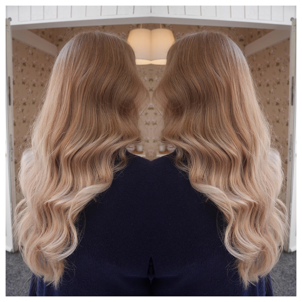 Toning i blonderat hår