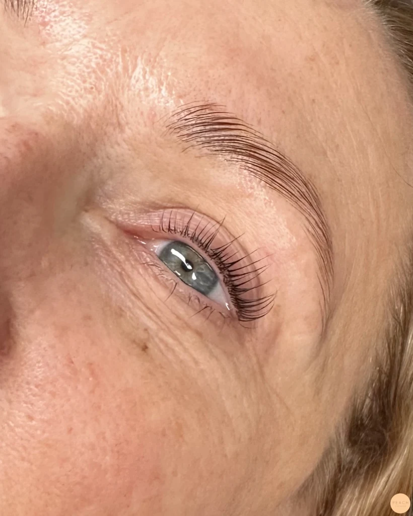 Lash och browlift korta tunna strån