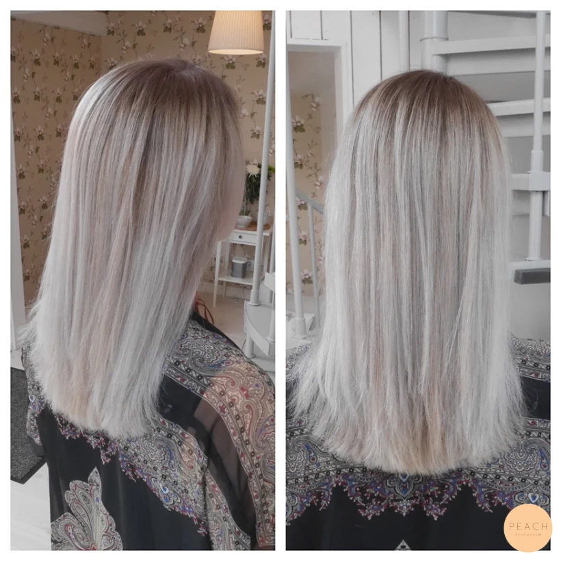 Gråblond hårfärg