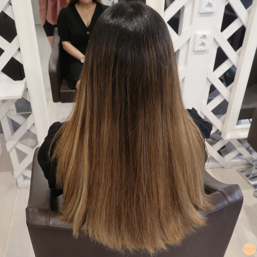 Balayage och lowlights