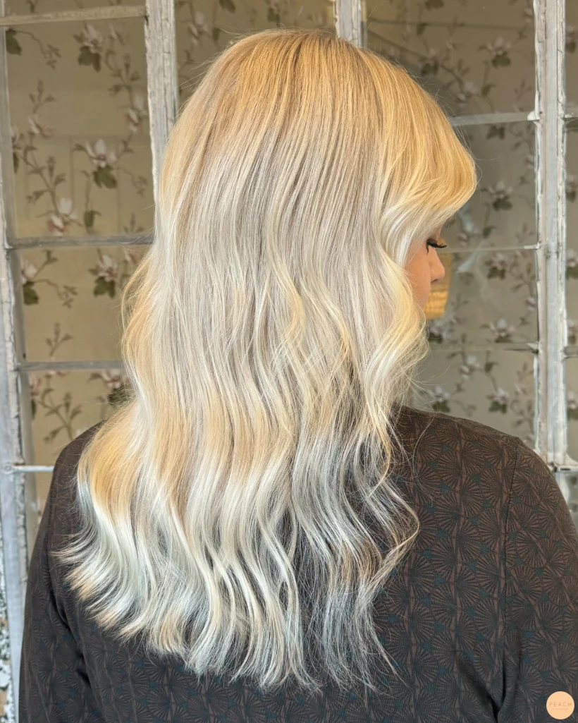Ljusblond hårfärg