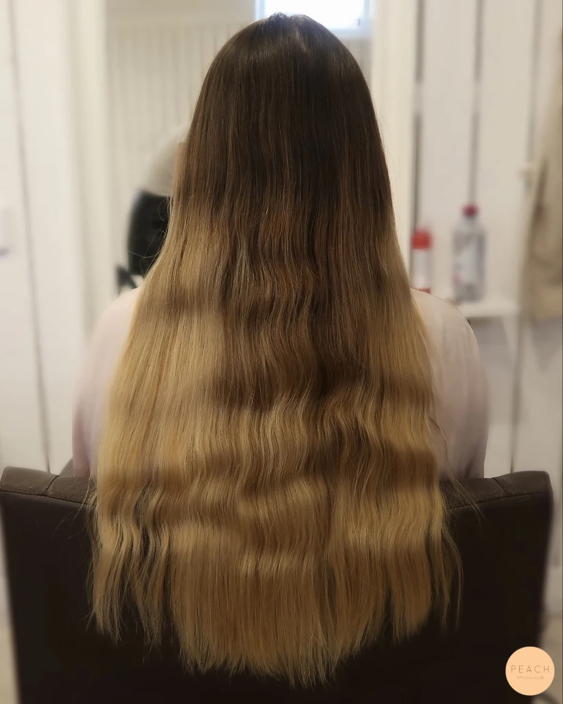 Bronde balayage hår