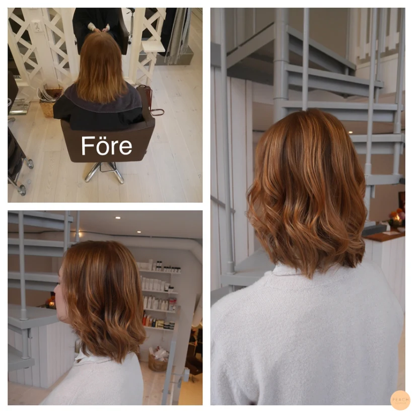 Warm bronde hair