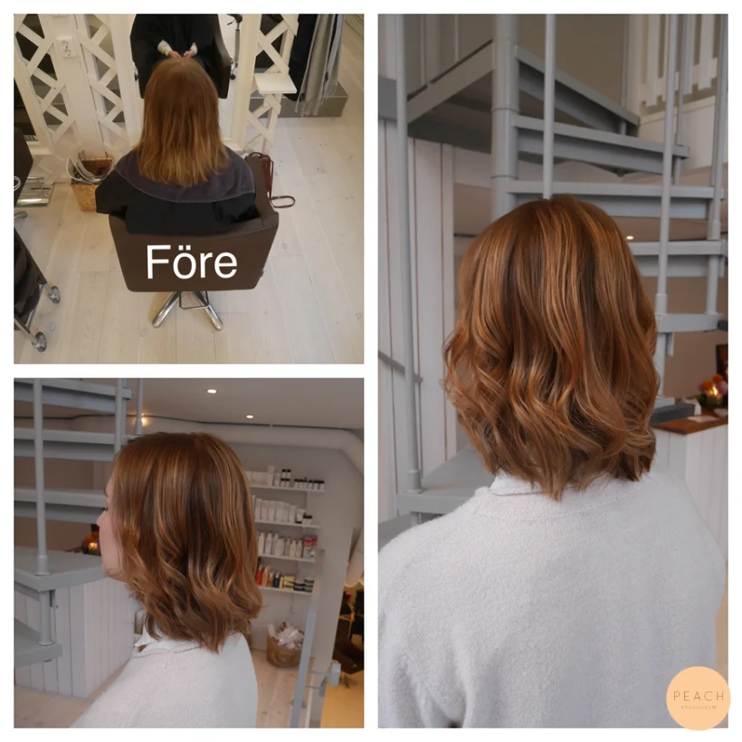 Warm bronde hair