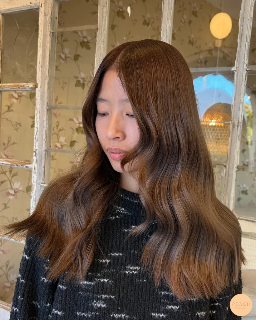 Rich brown hair color 🤎